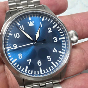 티셀 파일럿 40mm 논데이트 블루