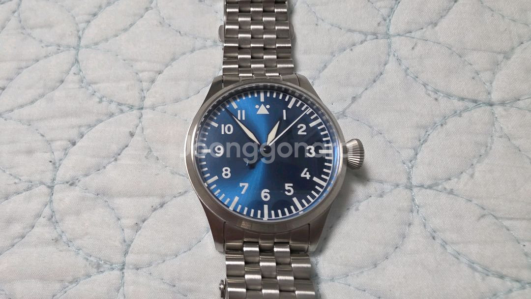 [단종모델] 티셀 파일럿 40mm 논데이트 블루--1