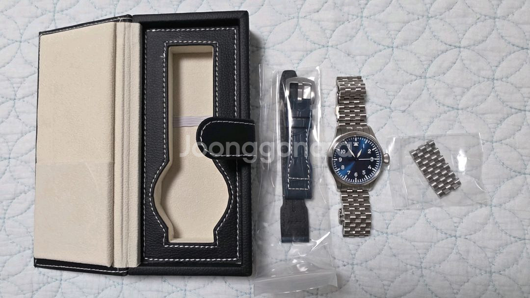 [단종모델] 티셀 파일럿 40mm 논데이트 블루--3