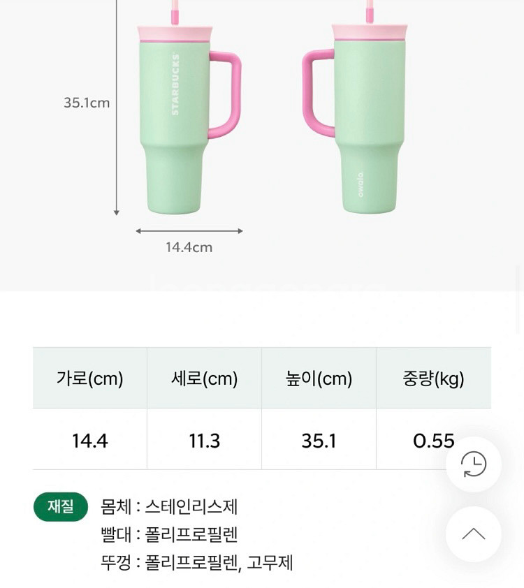 스타벅스알로하오왈라텀블러,스타벅스텀블러--5