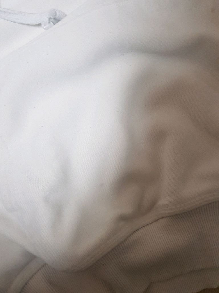 스투시 긴팔 흰색 후드티 S--1