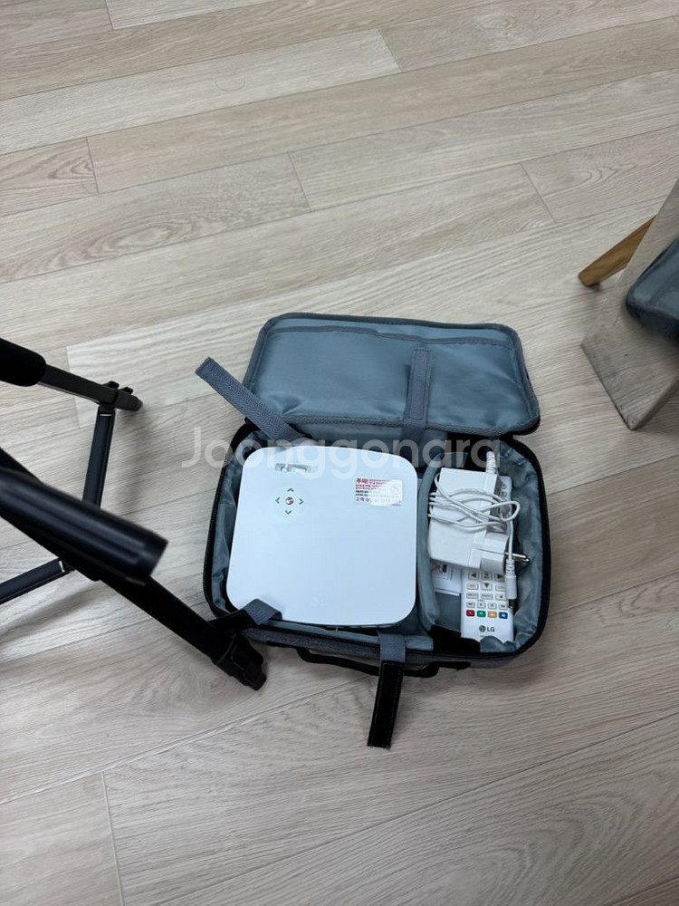 LG 시네빔 fhd pf50ks 삼각대 가방 풀세트--2