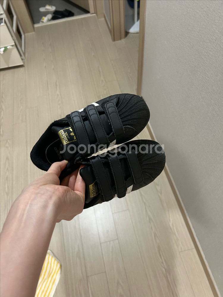 아디다스 키즈 슈퍼스타 블랙 뉴발란스 키즈 190--0