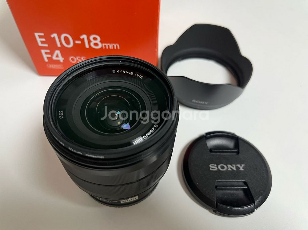소니 E 10-18mm F4 OSS 렌즈--1