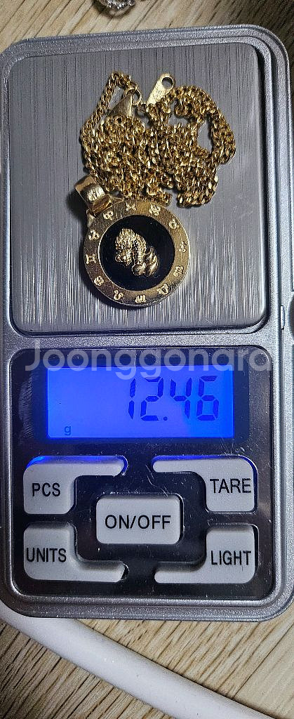 18k줄 14k팬던트--0