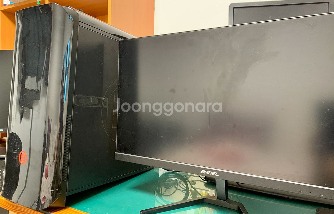 컴퓨터 i3 7세대 PC 데탑 본체 모니터 세트--5