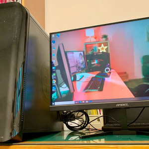 컴퓨터 i3 7세대 PC 데탑 본체 모니터 세트