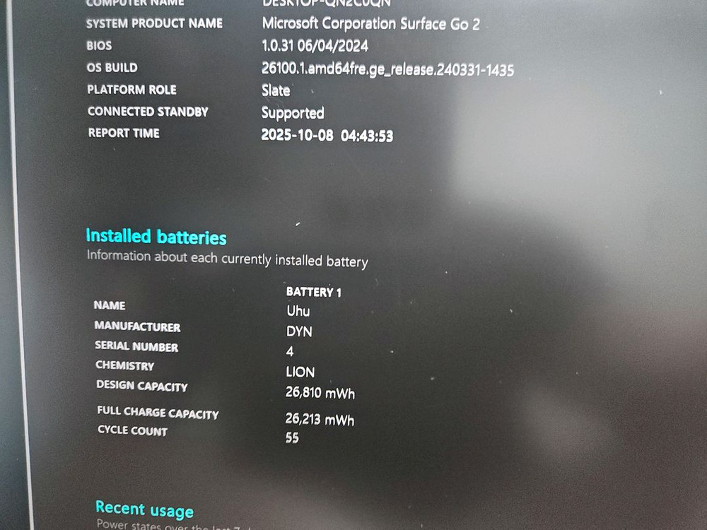 서피스고2 8g 128g--3