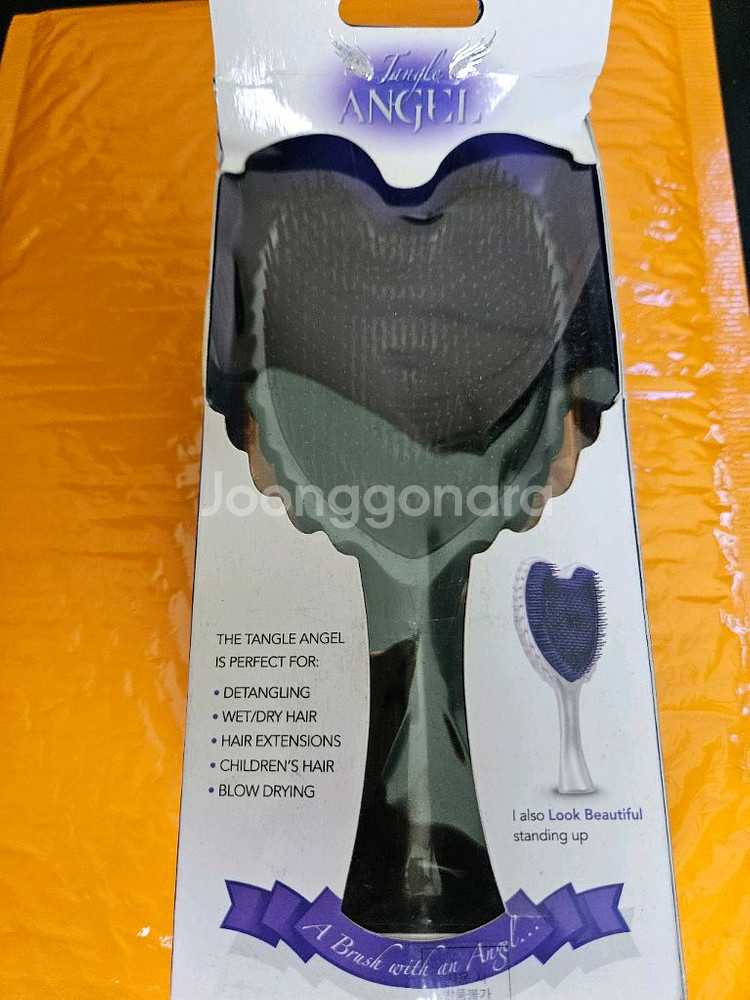 탱글엔젤 헤어 브러쉬 블랙 새상품--1