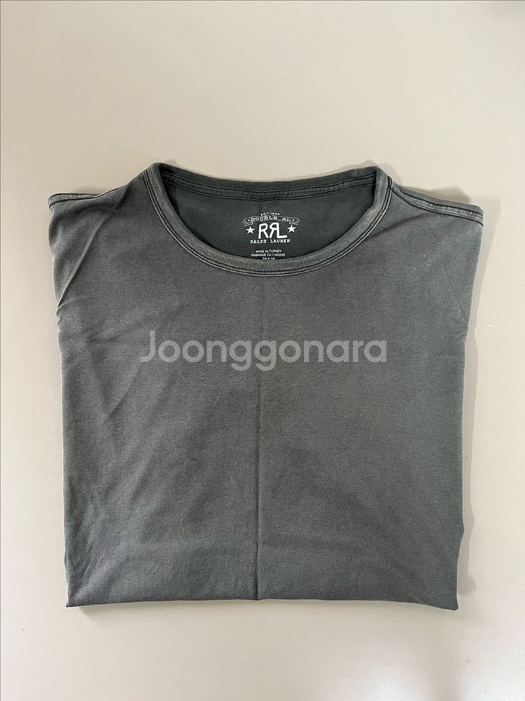 RRL 가먼트다이 티셔츠--1