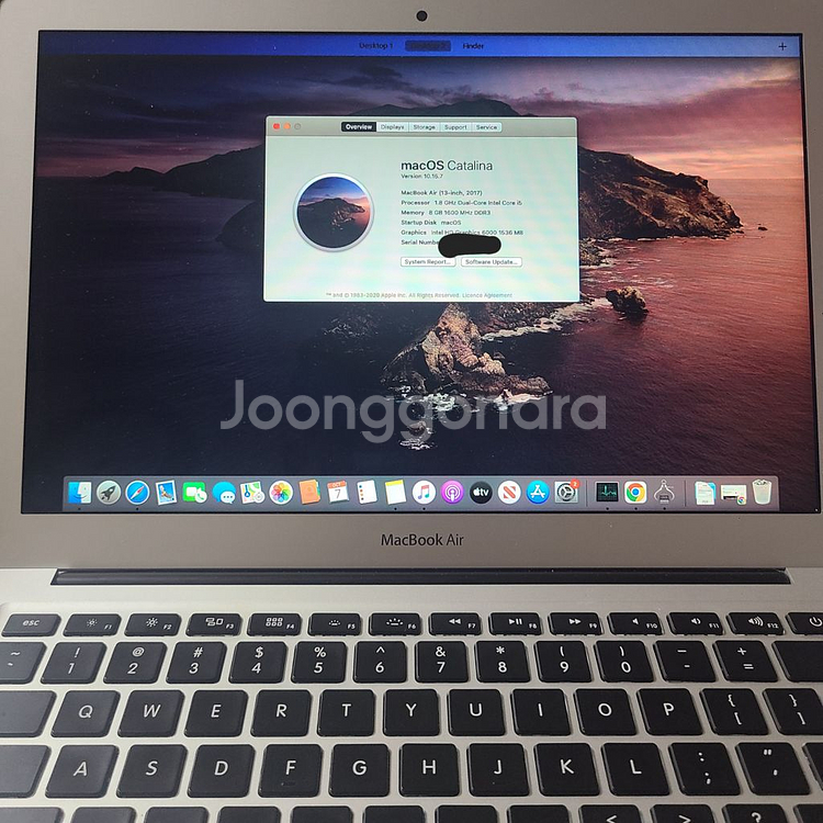 맥북에어 2017 256g ssd 영문--3