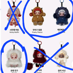 새상품) 스컬판다 날 찾아봐 키링 판매
