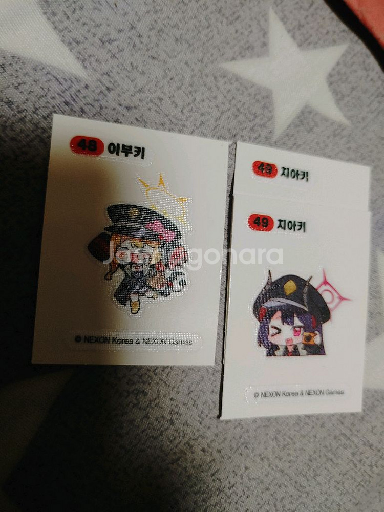 블루아카이브 gs25 띠부씰 10월7일버전--1