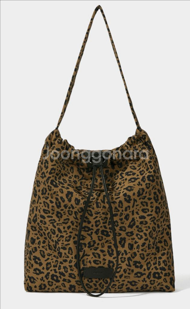 SYSTEM 레오파드 드로우백 브라운 판매해요--1