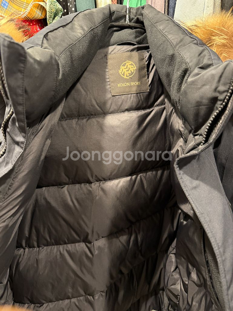 코오롱 구스다운 (거위털 패딩) 100 L 고어텍스자켓--3