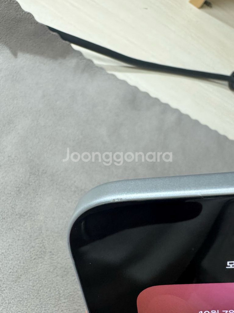 아이폰15 블루 512G 해외판 무음--6