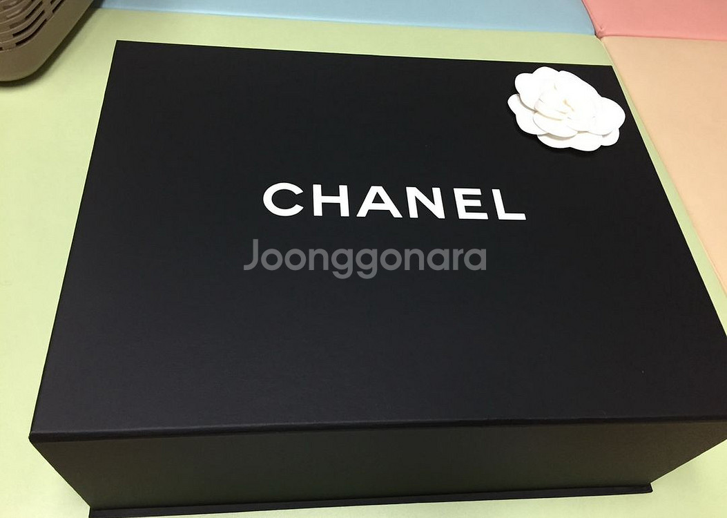 샤넬 클래식 캐비어 은장 라지--7