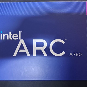 인텔 Arc A750 Limited EdiON 미사용