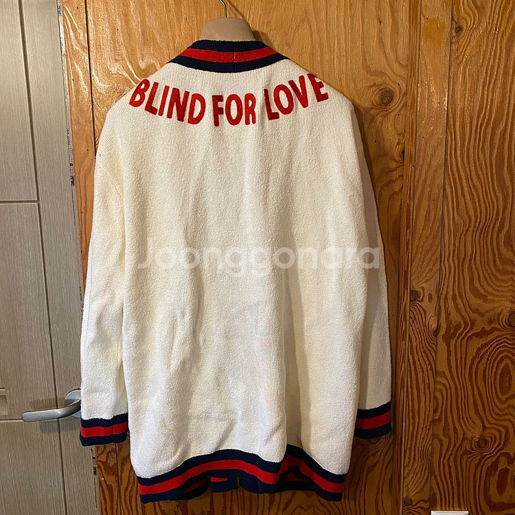 구찌 blind for love 롱 가디건 자켓--6
