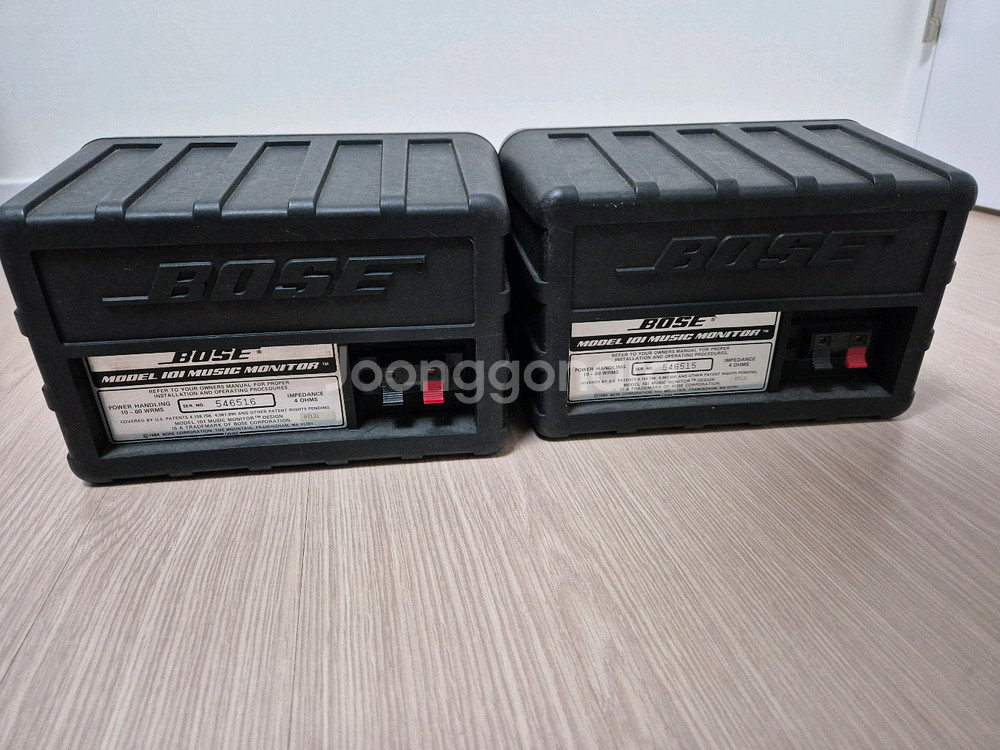 BOSE 1705 앰프, 101스피커 일괄판매--5