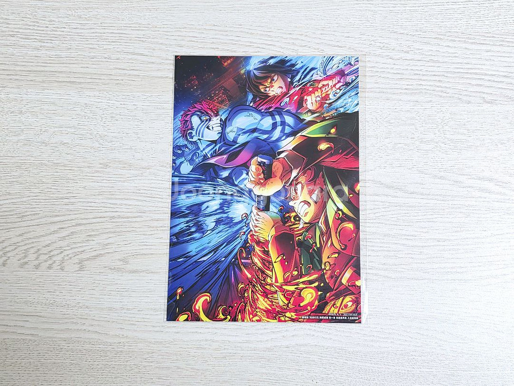 귀멸의 칼날 무한성편 일본 특전 일러스트 보드--0