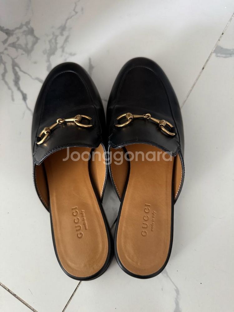 구찌 홀스빗 뮬 블로퍼 블랙 37--2