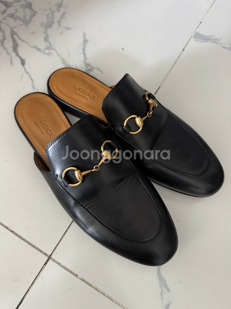 구찌 홀스빗 뮬 블로퍼 블랙 37--5