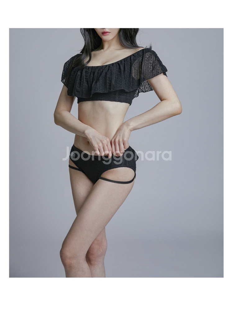 솔블랑 폴웨어 알로하 블랙/브라운 M--1