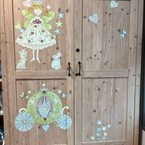 아동 원목 옷장