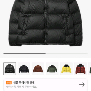 노스페이스 1996눕시 패딩 블랙(XL)
