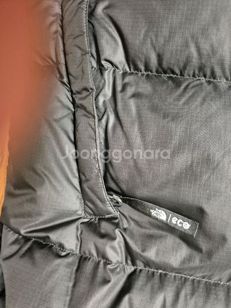 노스페이스 1996눕시 패딩 블랙(XL)--6