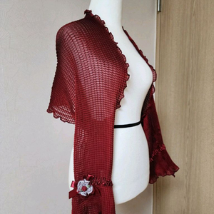 퀄리티 좋은 운전 햇빛차단. 플리츠 숄 스카프.