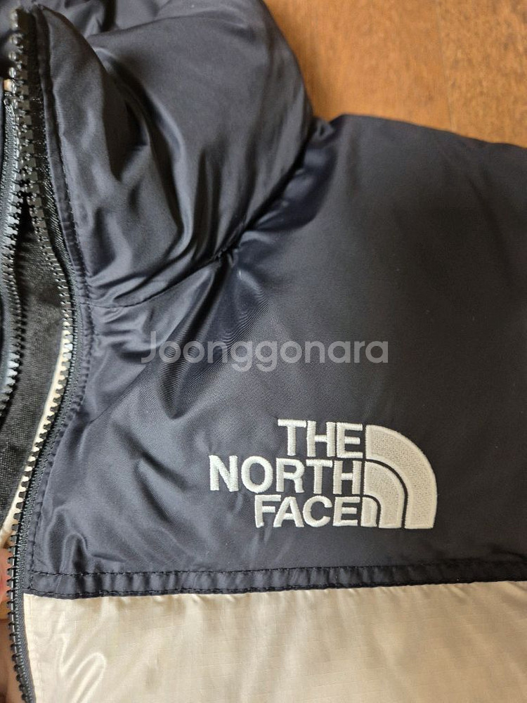 노스페이스 눕시패딩 아이보리(L size)--3