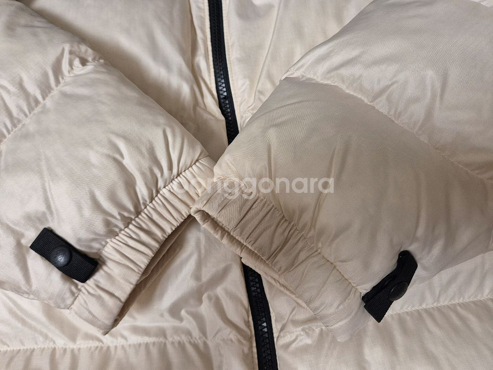 노스페이스 눕시패딩 아이보리(L size)--8