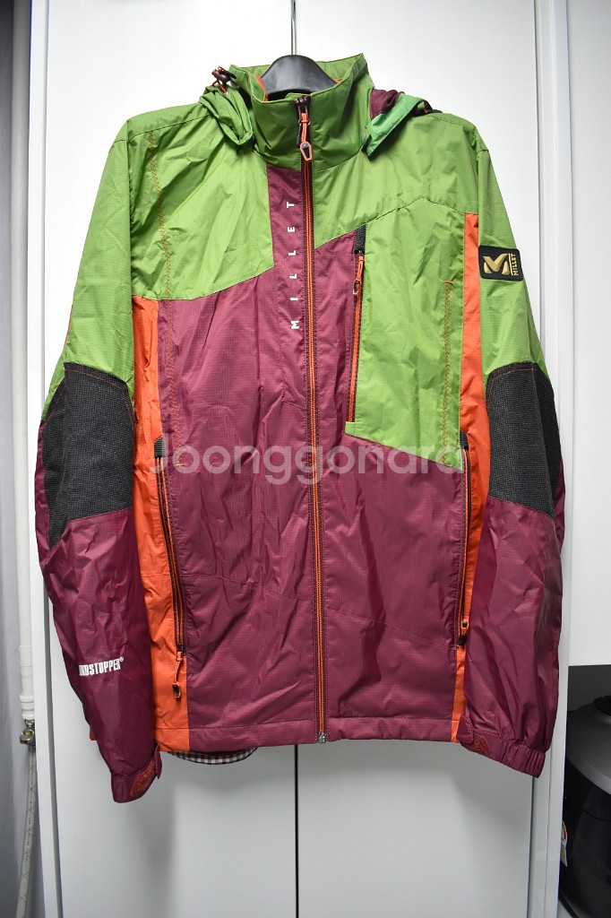 밀레 남성 윈드스토퍼 바람막이 (100)--0