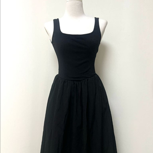 블랙 민소매 롱 원피스 (새상품)