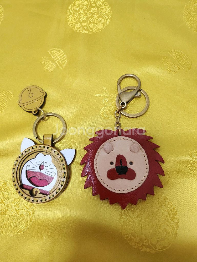 각종 소가죽 키링 겸 참--5