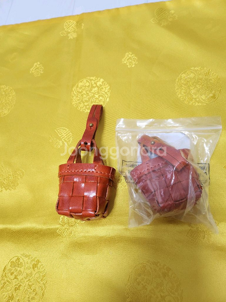 각종 소가죽 키링 겸 참--3