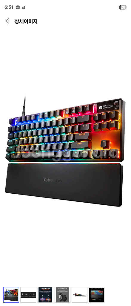 스틸시리즈 Apex Pro tkl gen3--5