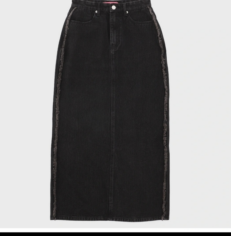 블랙롱스커트--1