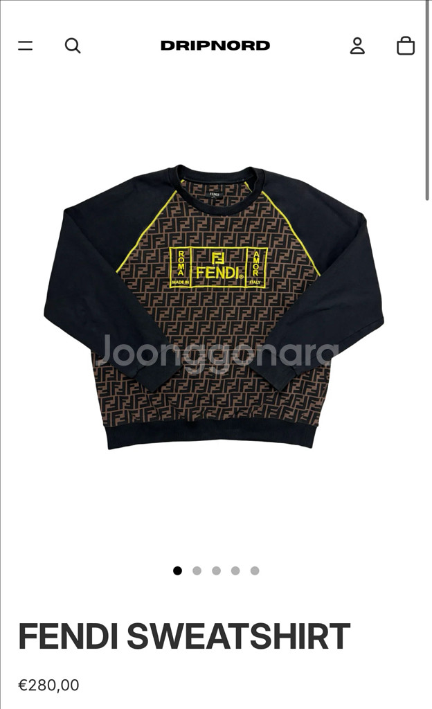 펜디 맨투맨 셔츠--3