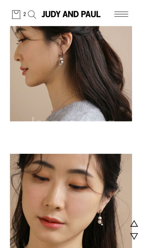 나탈레 스노우맨 앤 트리 언발 핸드메이드 귀걸이--7