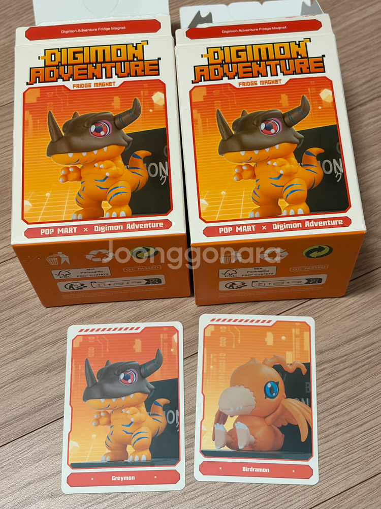 팝마트 디지몬 그레이몬 버드라몬 일괄--0