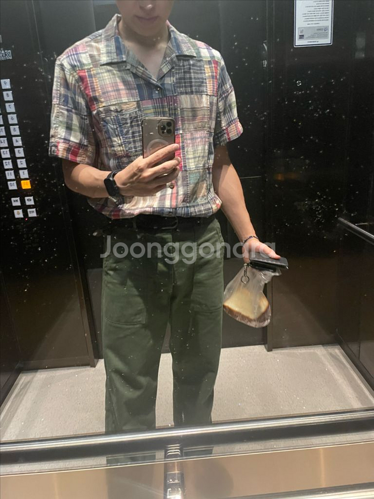 [L] 폴로 마드라스체크 셔츠 반팔--9