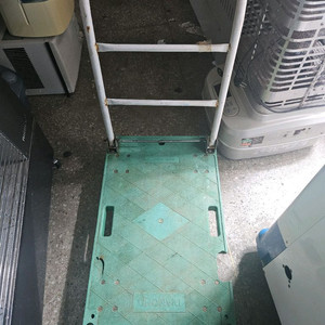 구르마 끌차 핸드카트 녹색