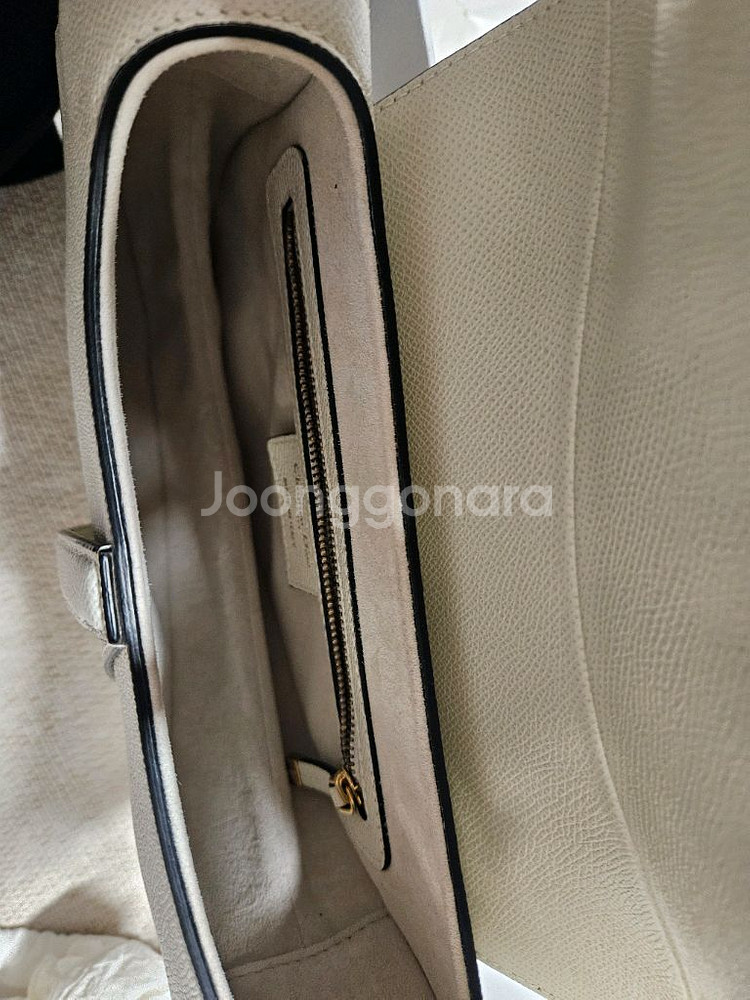 <백화점 정품>디올 새들백 라떼 그레인--5