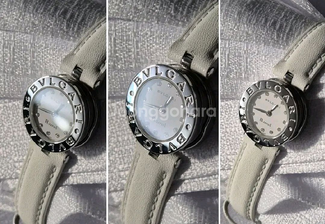 불가리 비제로원 12P 다이아 여성시계--8