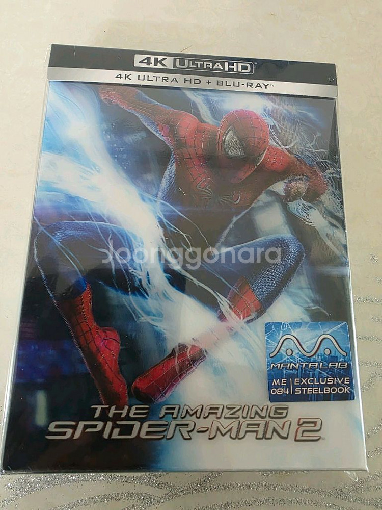 [블루레이] 만타랩 어메이징스파이더맨2 더블렌티 A 판--0