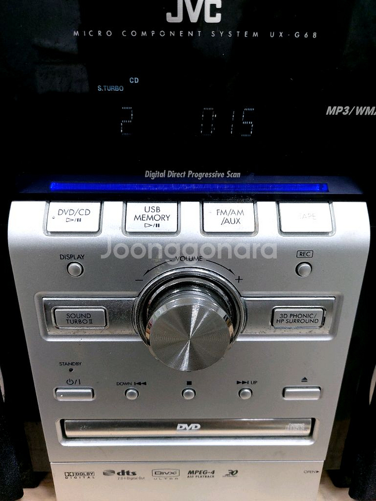 jvc 미니 컴포넌트 오디오 cd플레이어 라디오 카세트--1