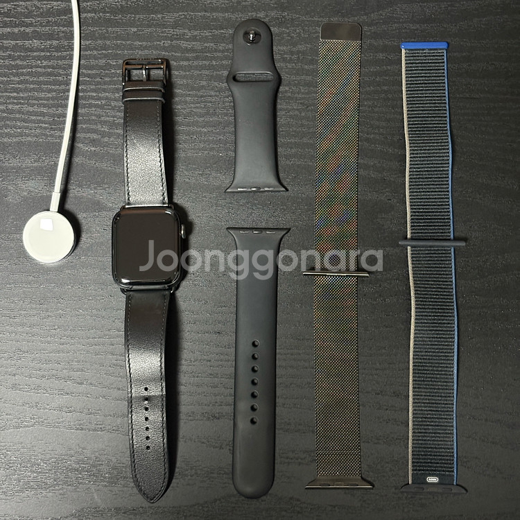 애플워치6 에르메스 44mm 그래파이트(효율 94%)--4